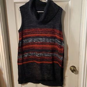 Wide neck sweater